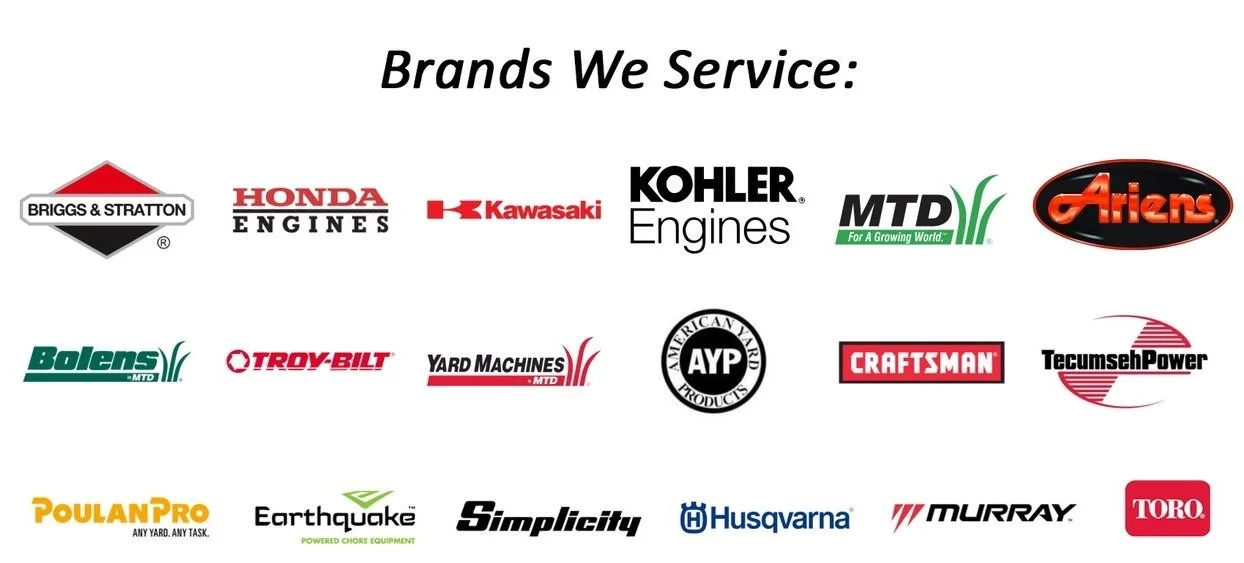 Brands serviced by Keith’s Bike & Mower